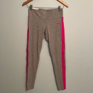 NWOT TNA Equator Legging Mid Rise Skinny Regular Length Grey + Pink Size S